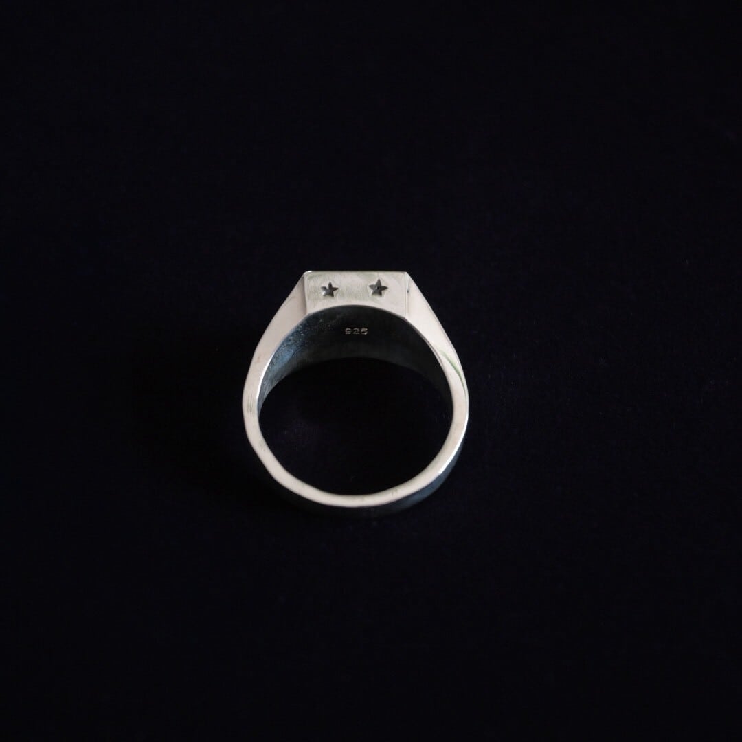 シルバーリング【上品】【印台/シグネット】