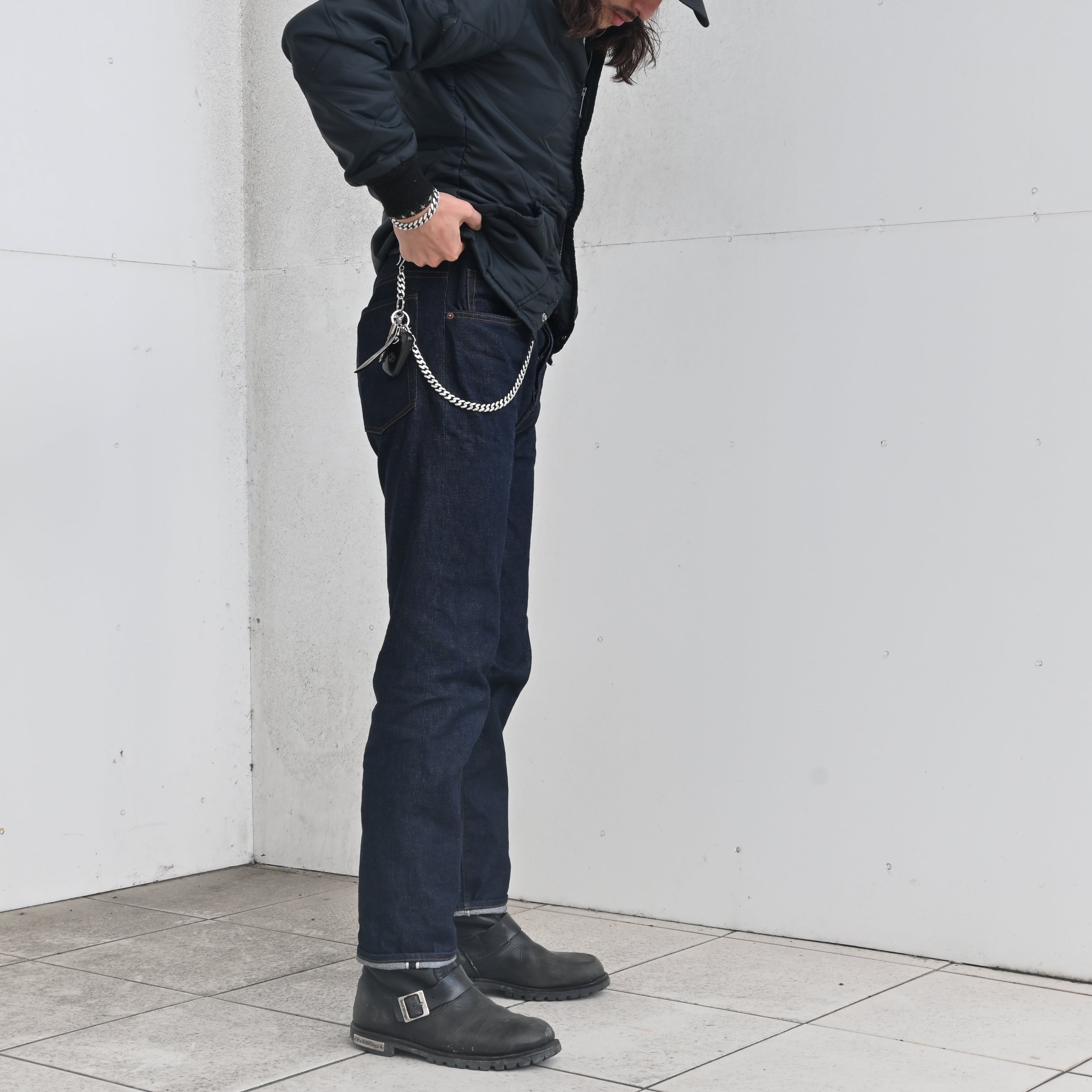 K01デニム【ｾﾙｳﾞｨｯﾁ】【別注生地】【備考欄にWサイズをお願い致します/W32 W34 W36】